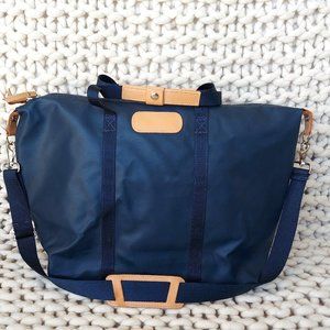 JON HART  travel large bag, leather/nylon/canvas